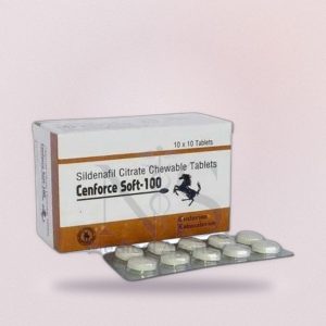 Cenforce 100 mg – силденафил (дъвчащи/разтворими)